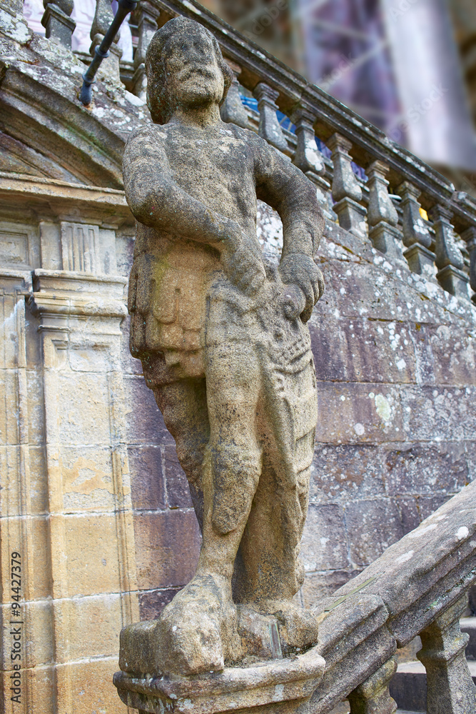 Fototapeta premium Santiago de Compostela end of Saint James Way
