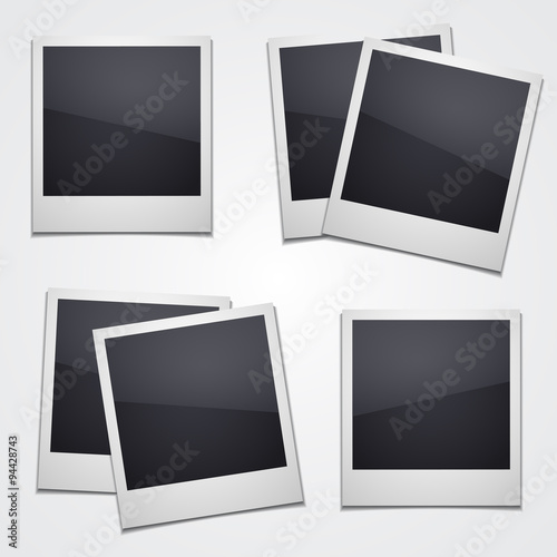 Empty instant photo. VECTOR art.
