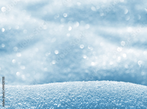 Tablou pe pânză Natural winter background with snow shiny drifts