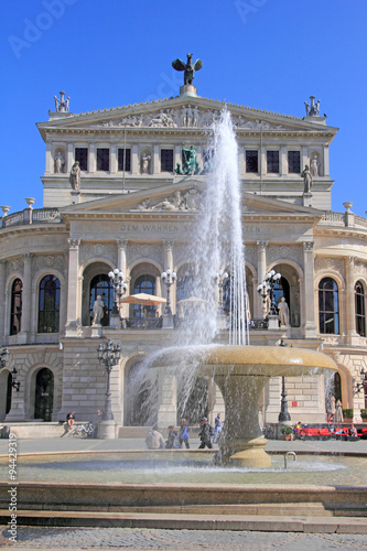 alte oper frankfurt am main deutschland 