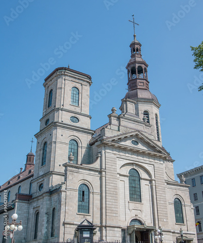 Cathedral Basilica of Notre-Dame de Québec (Our Lady of Quebec City) Church Québec City Québec Canada © pixs:sell