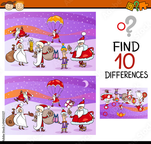 preschool differences task