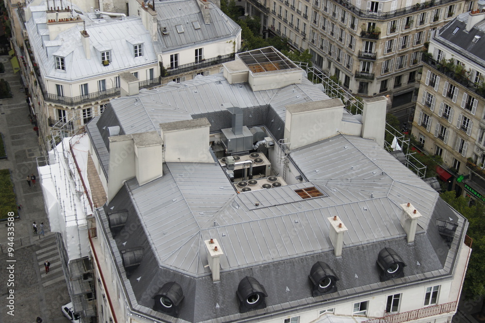 Toit d'immeuble à Paris Toit d'immeuble à Paris