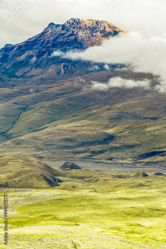 Sincholagua Volcano majestically standing in Ecuador s Andes within Cotopaxi National Park offers breathtaking vistas and rich geological insights