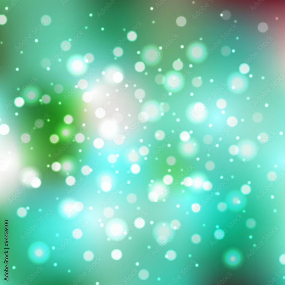 Blurred background with sparkles