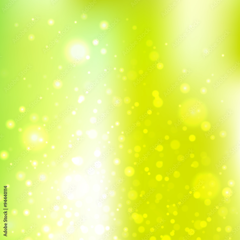 Shining with particles on blurred background Shining with particles on blurred background