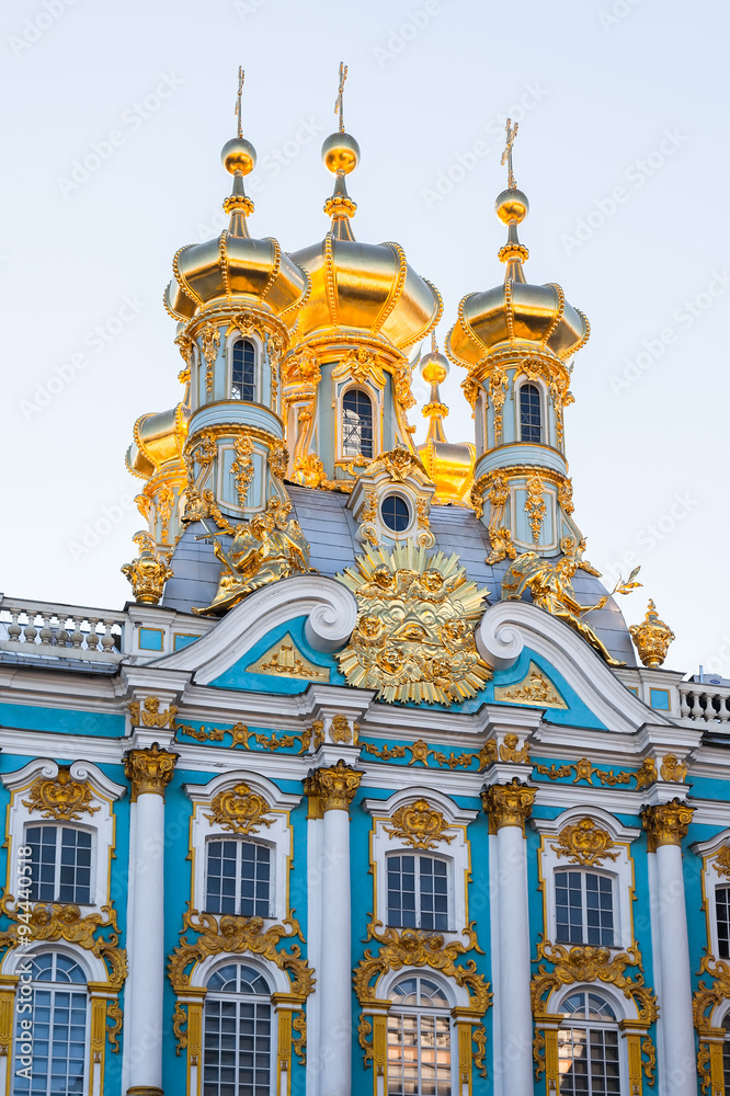 The Church of the Resurrection in the Catherine Palace of Tsarsk