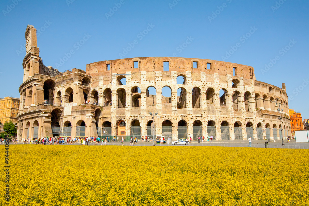 Famous Colosseum Where Gladiators Fights Were Held