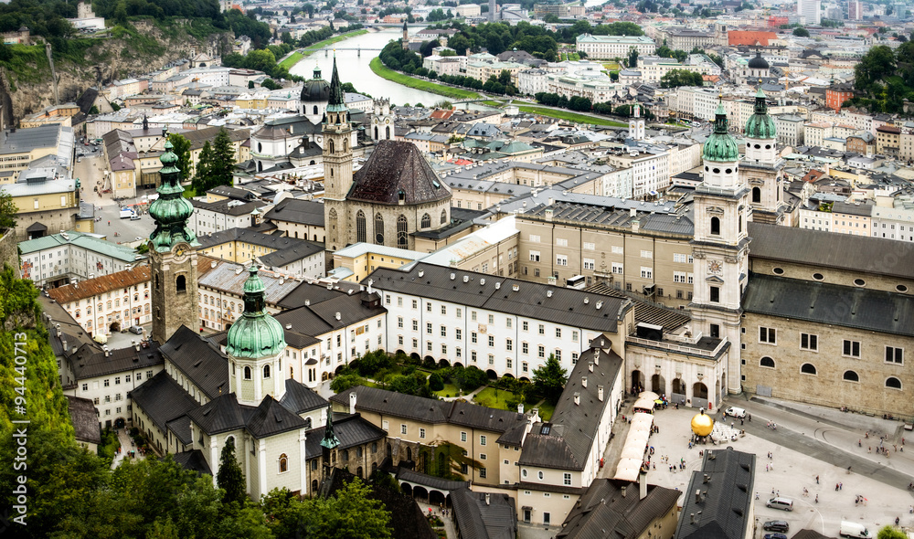 Fototapeta premium Salzburg City Panorama