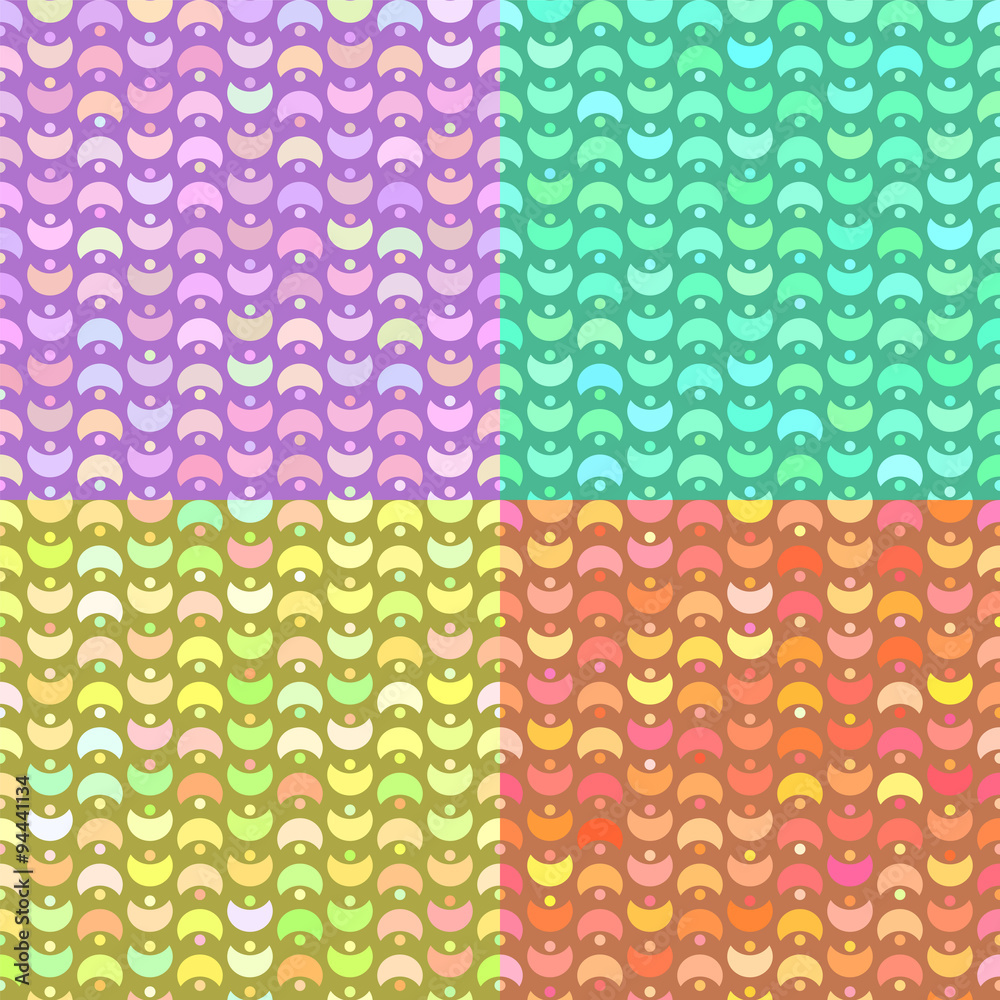 Geometric pattern with colored shapes Geometric pattern with colored shapes