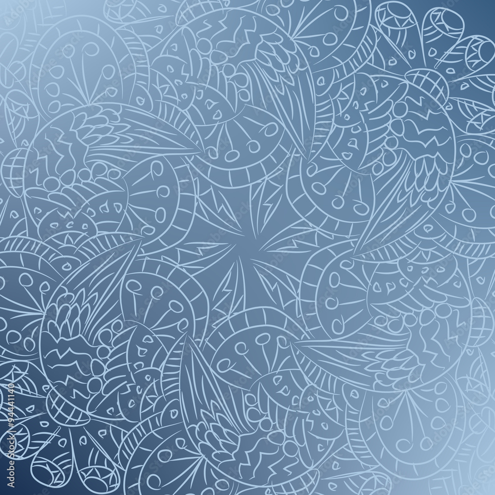 Lace pattern in blue colors Lace pattern in blue colors