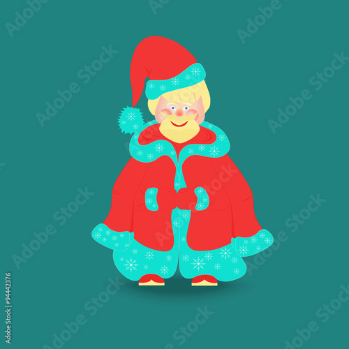 Little Santa Claus Isolated