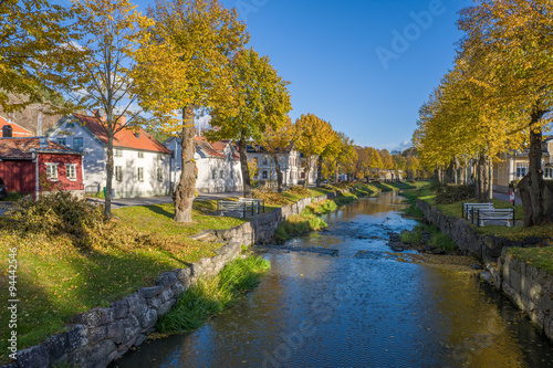 Autumn in idyllic Soderkoping, Sweden