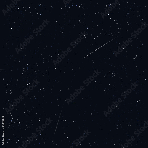 Starry sky background. Vector illustration