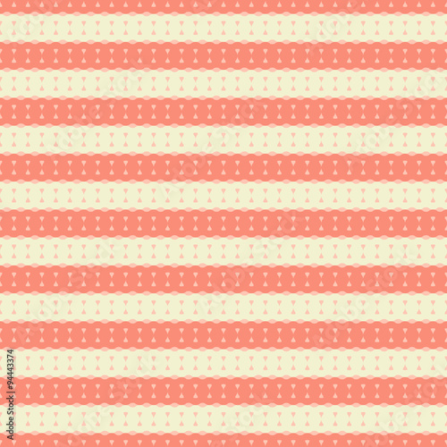 Seamless geometric pattern of abstract pink stripes