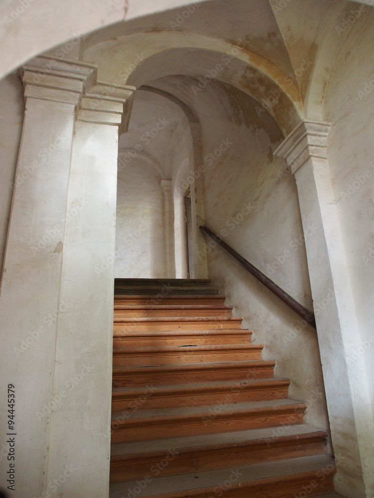 historische Treppe, Stein, Barock