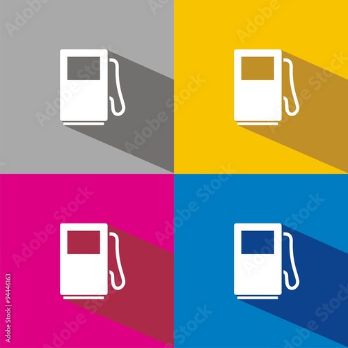 Icono gasolinera mod2 colores sombra