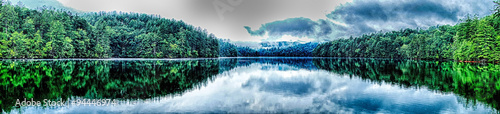 lake santeetlah scenery in great smoky mountains © digidreamgrafix