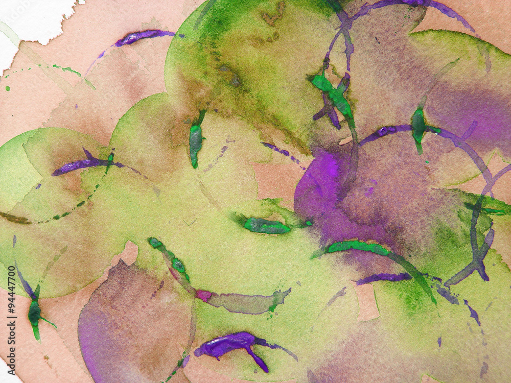 Fototapeta premium abstract watercolor background design