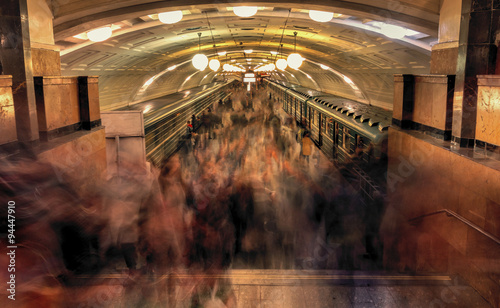 Moscow subway.