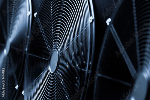 abstract close up of blowers