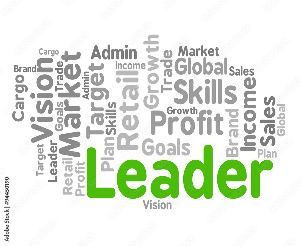 Leader Word Represents Wordclouds Control And Management