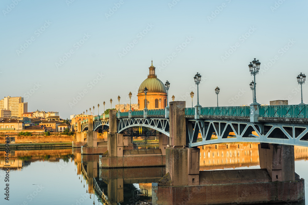 Naklejka premium Hopital de La Grave in Toulouse, France.