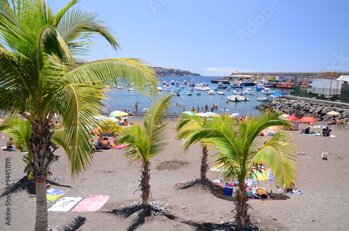 Przepiękna plaża w Playa de San Juan na Teneryfie