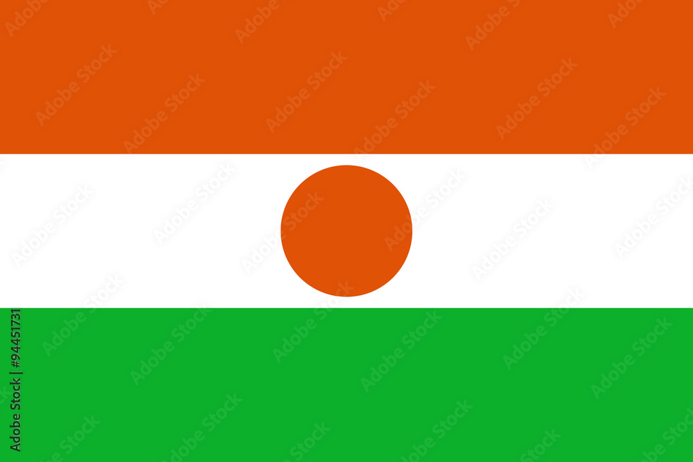 Fototapeta premium Flag of Niger