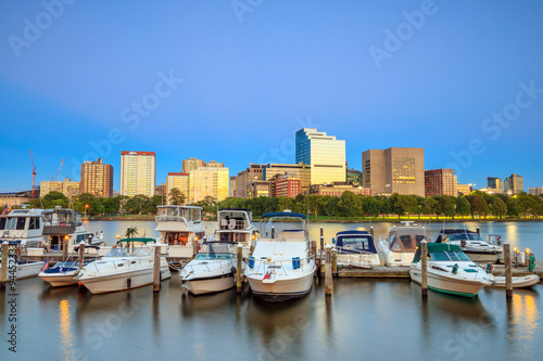 View of Boston Massachusetts Skyline © f11photo