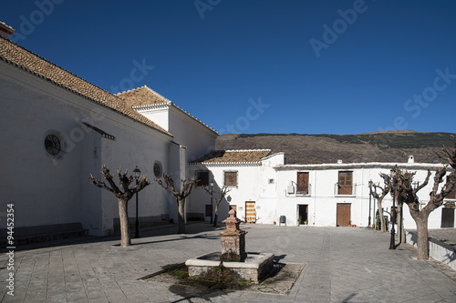 Calles del municipio rural de Bubión en las alpujarras de Granada, Andalucía photo