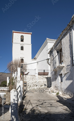 Calles del municipio rural de Bubión en las alpujarras de Granada, Andalucía photo