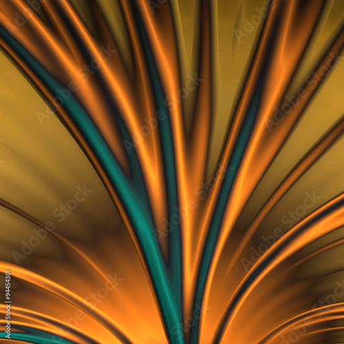 Abstract Painterly Burst Background