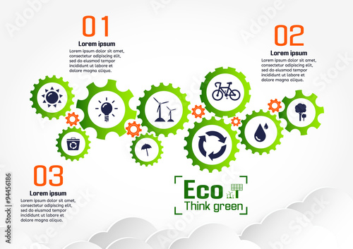 Ecology concept. save world vector illustration