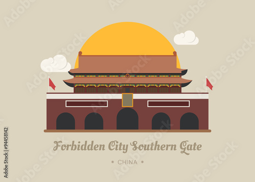 Forbidden City Southern Gate , china
