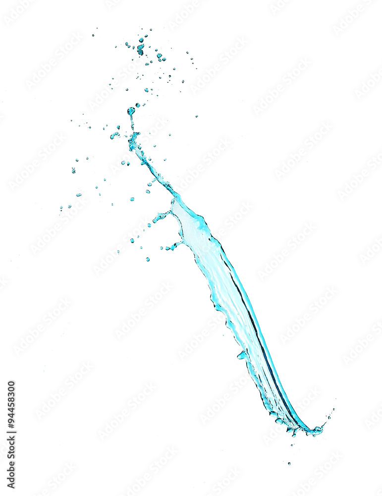 Water splashes isolated on white Water splashes isolated on white