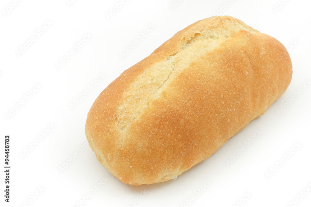 French Baguette ,White Background