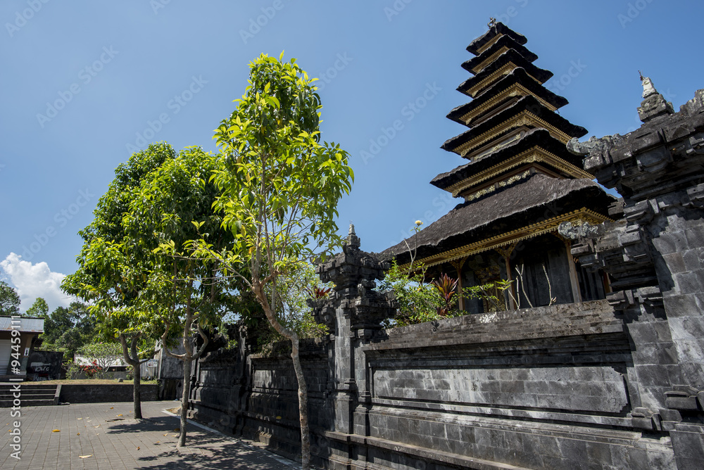 Besakih complex Pura Penataran Agung ,Hindu temple of Bali, Indonesia.