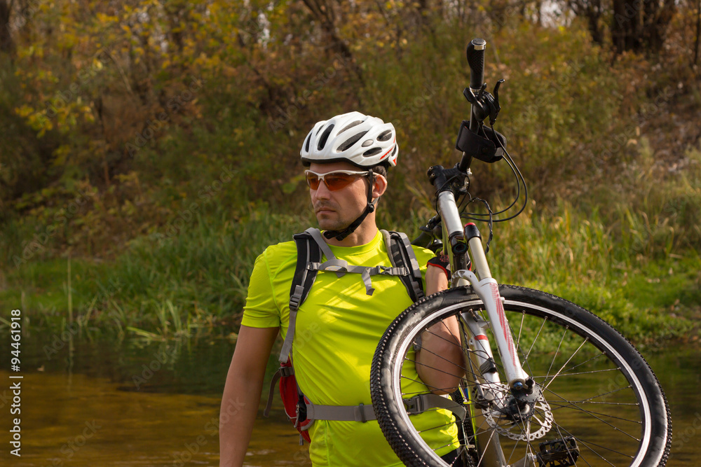 Obraz premium Cyclist.