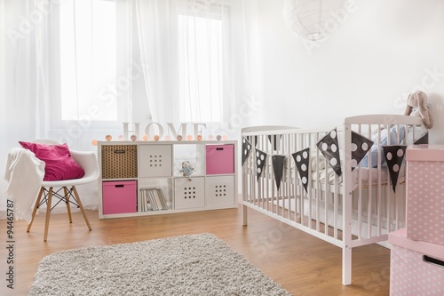 Baby girl room photo