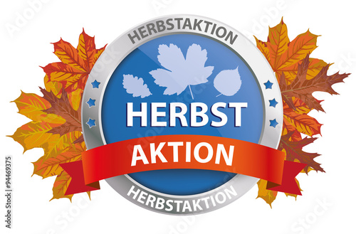 Button Shield Foliage Herbstaktion