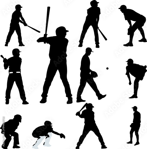 baseball collection - vector