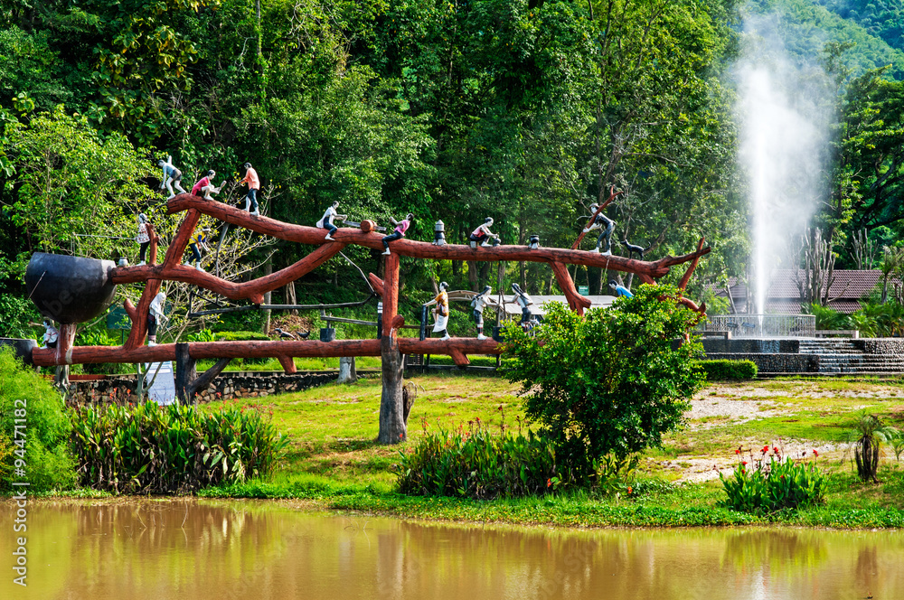 Hot springs Pong Nam Ron.Chiang Rai province, Thailand. Hot springs Pong Nam Ron.Chiang Rai province, Thailand.