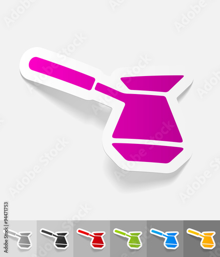realistic design element. turk