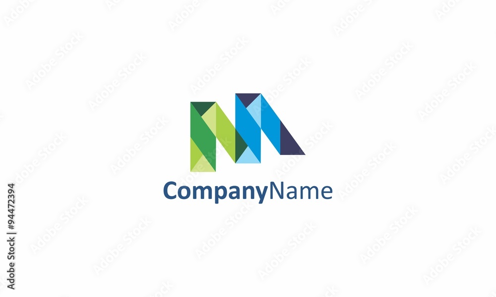 M typography logo by OriQ M typography logo by OriQ