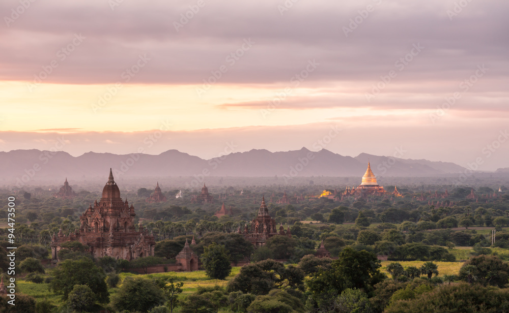 Sunrise of Bagan, Myanmar