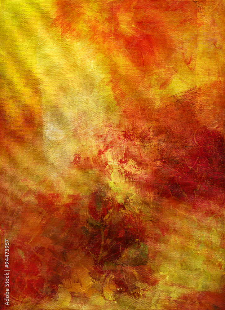 abstrakt leinwand gelb rotbraun abstrakt leinwand gelb rotbraun