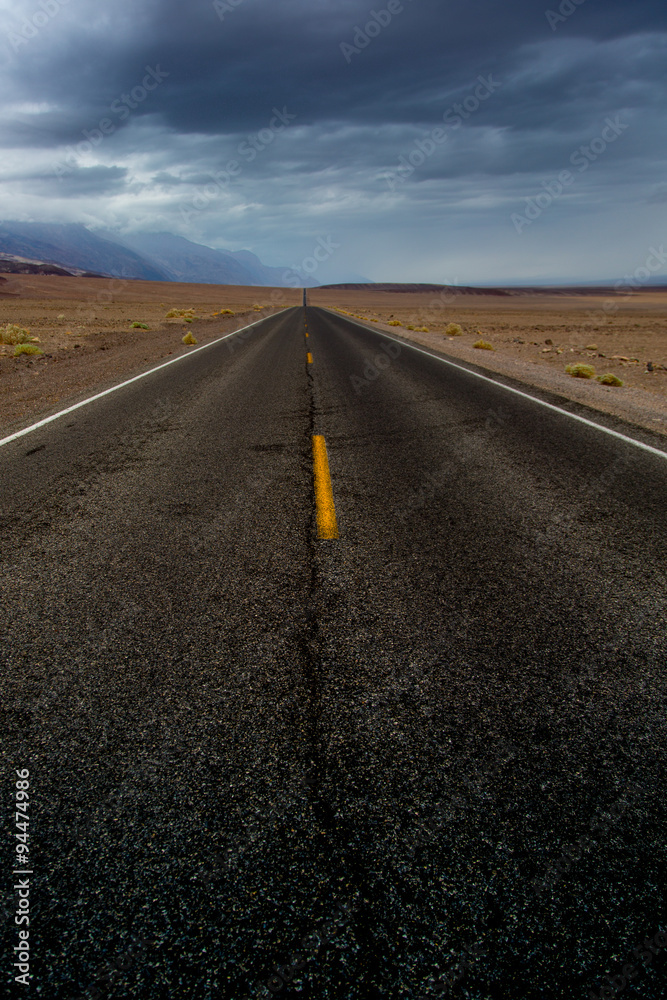 Regentag im Death Valley