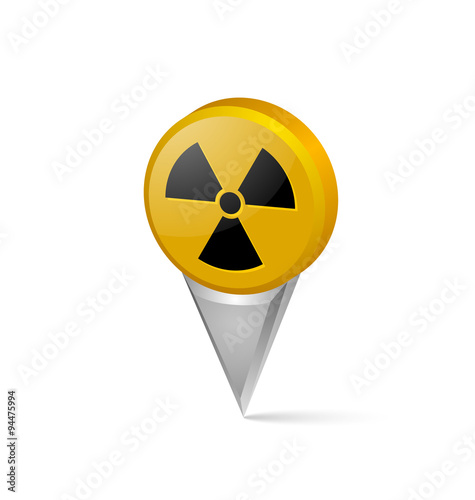 Free Download Nuclear symbol pointer - GFXLoad