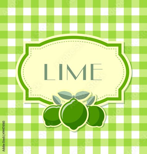 Lime label